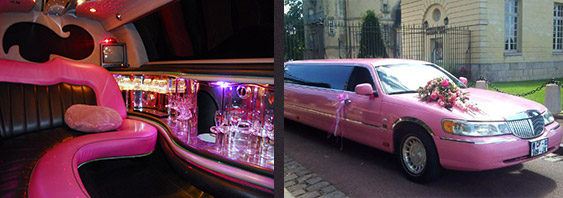 Location limousine rose Paris Ile de France